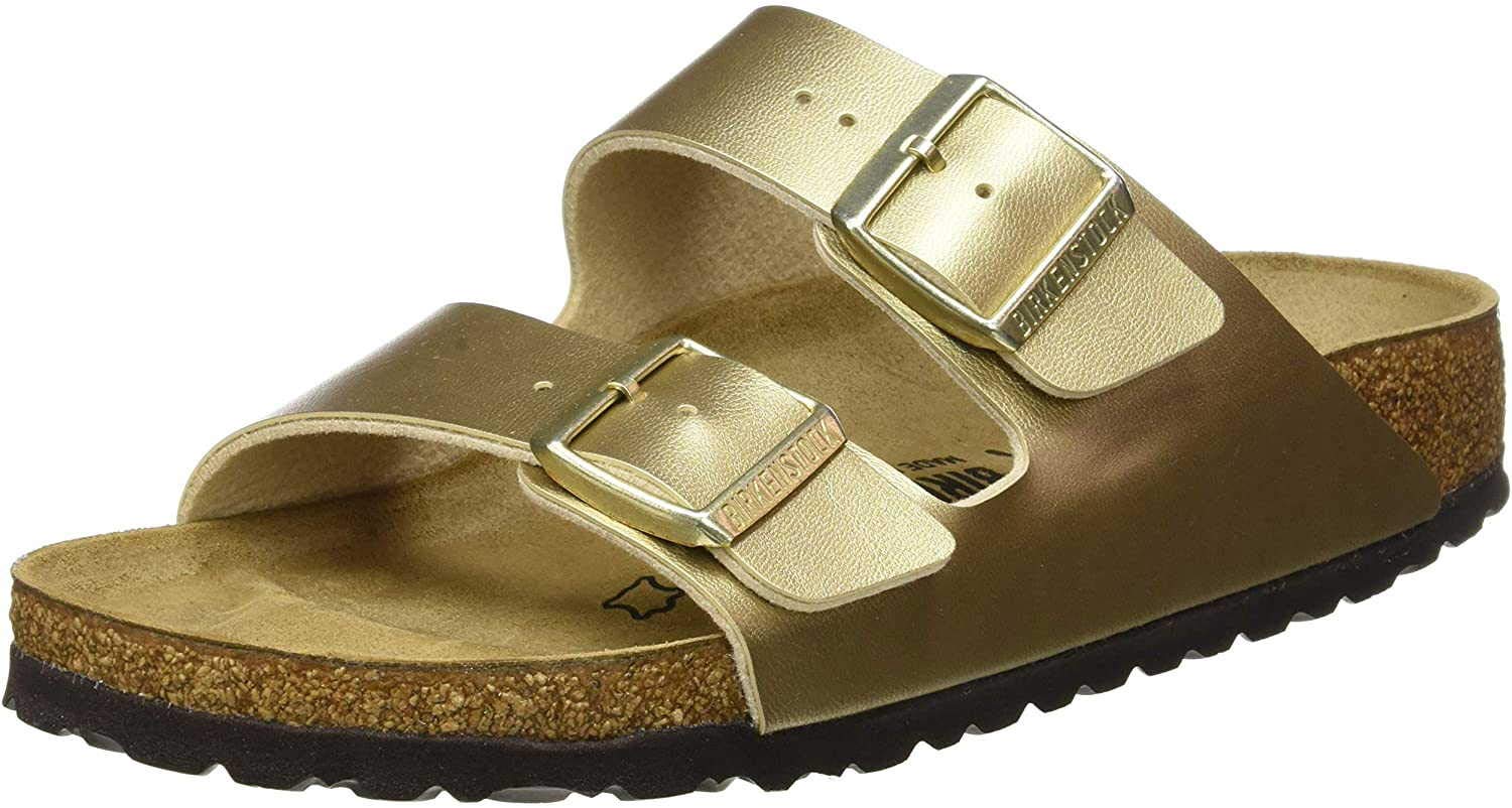 Birkenstock Arizona Birko - Flor - Unisex Gold Shoe Deals Outlet