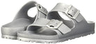 Birkenstock Arizona Eva - Women's Metallic Silver Shoe Deals Outlet