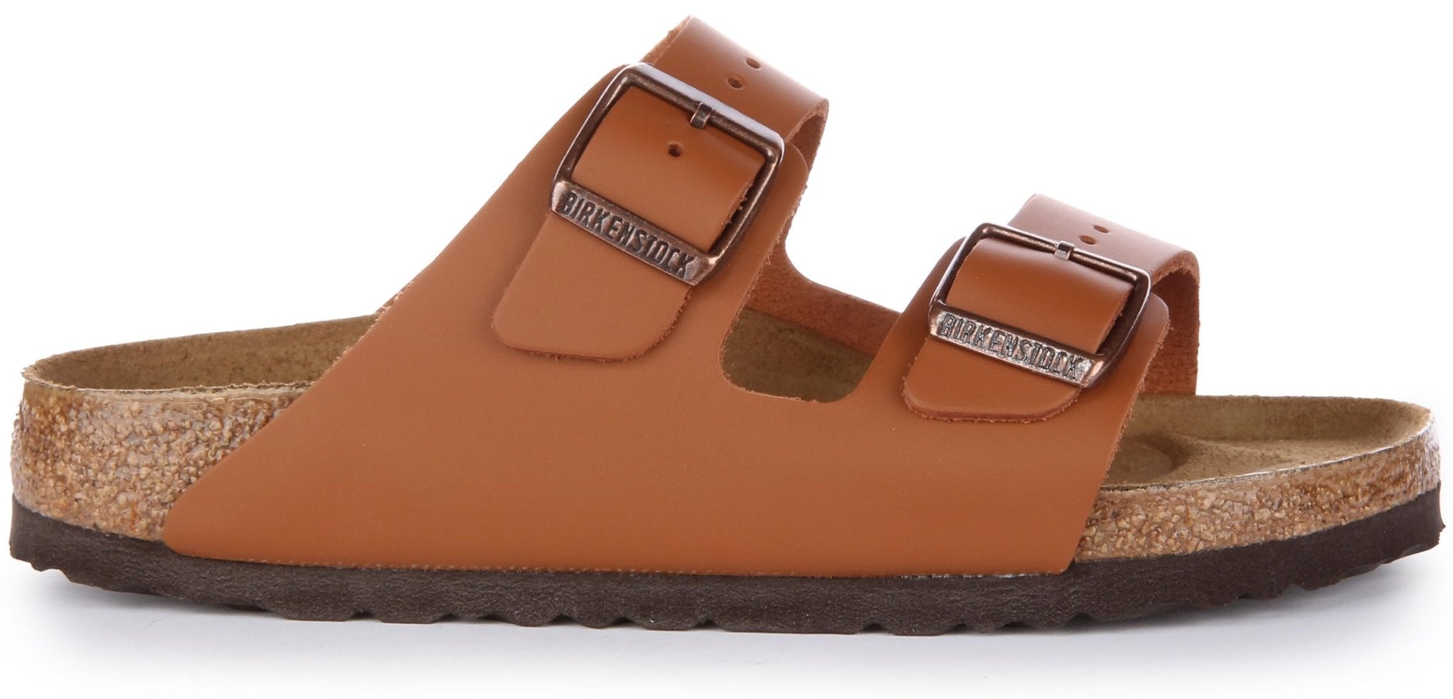 Birkenstock Arizona Natural Leather - Unisex Ginger Brown Shoe Deals Outlet