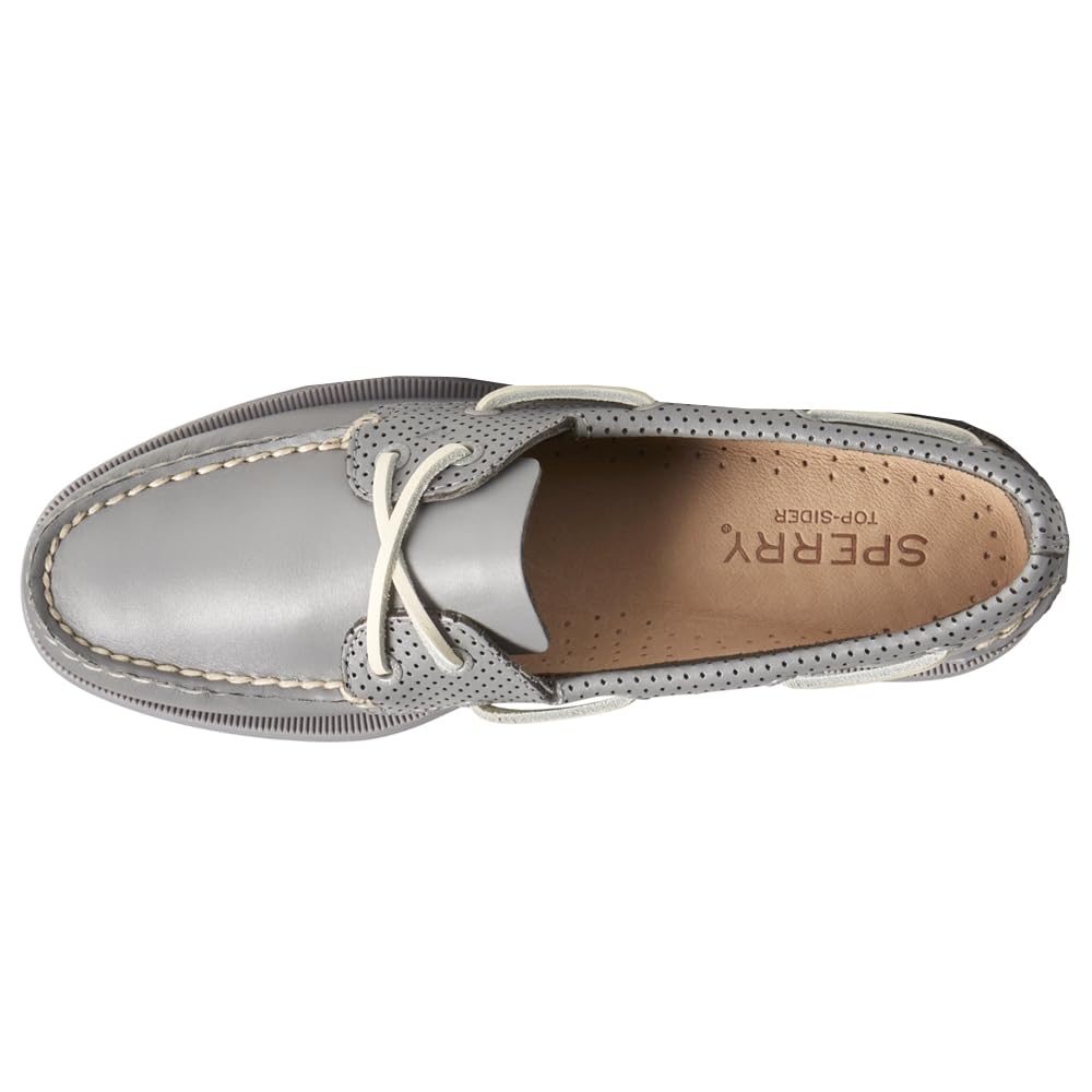 Sperry Authentic Original 2 - Eye Boat Shoe - Women's Grey Perf Shoe Deals Outlet