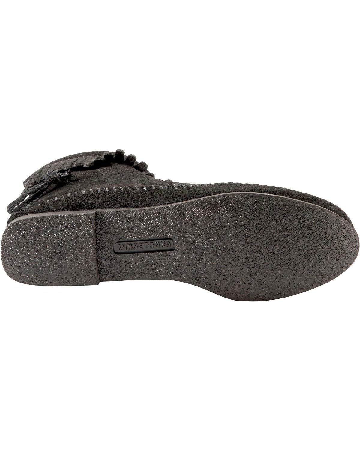 Minnetonka Back Zip Hardsole Boot - Women's Black Shoe Deals Outlet