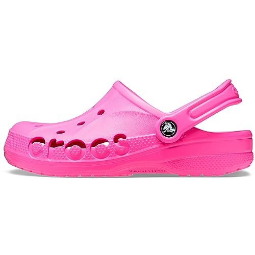 Crocs Baya Clog - Men's Electric Pink Shoe Deals Outlet