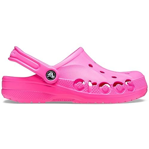 Crocs Baya Clog - Men's Electric Pink Shoe Deals Outlet