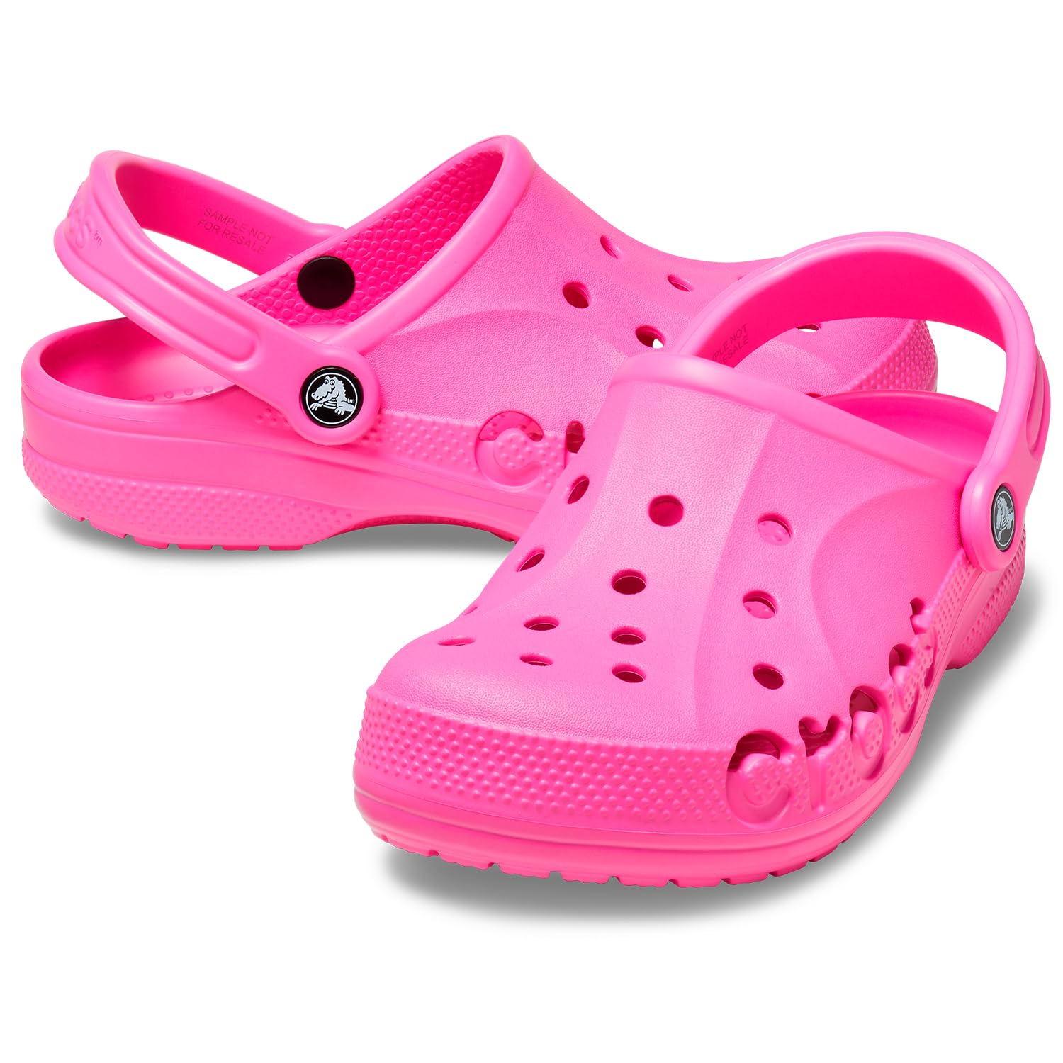 Crocs Baya Clog - Men's Electric Pink Shoe Deals Outlet