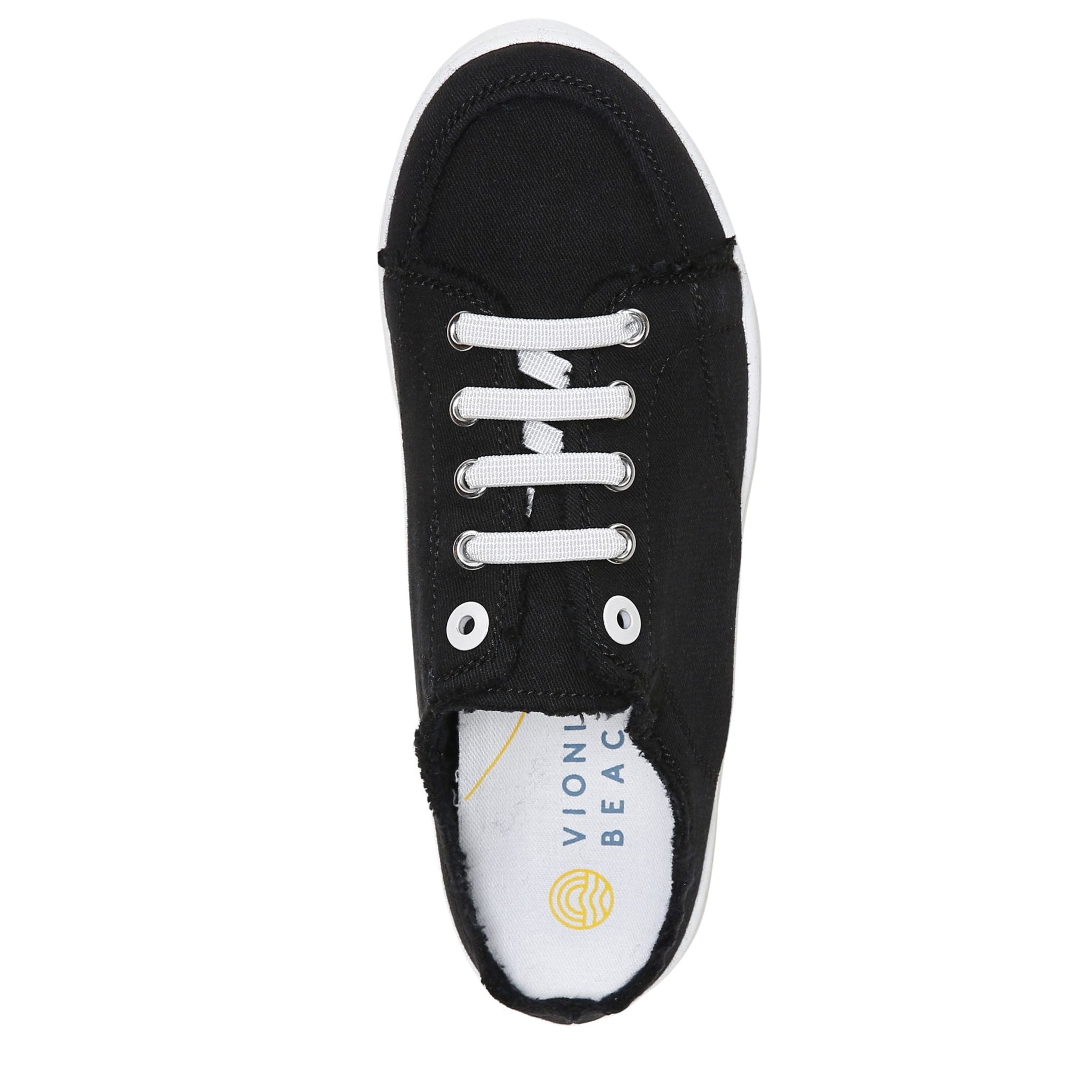 VIONIC Beach Breeze Slip - on Sneaker - Women's Black Canvas Shoe Deals Outlet