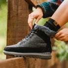 BEARPAW Cheryl Ankle Boots Charcoal 6 M 889918845787 Shoe Deals Outlet