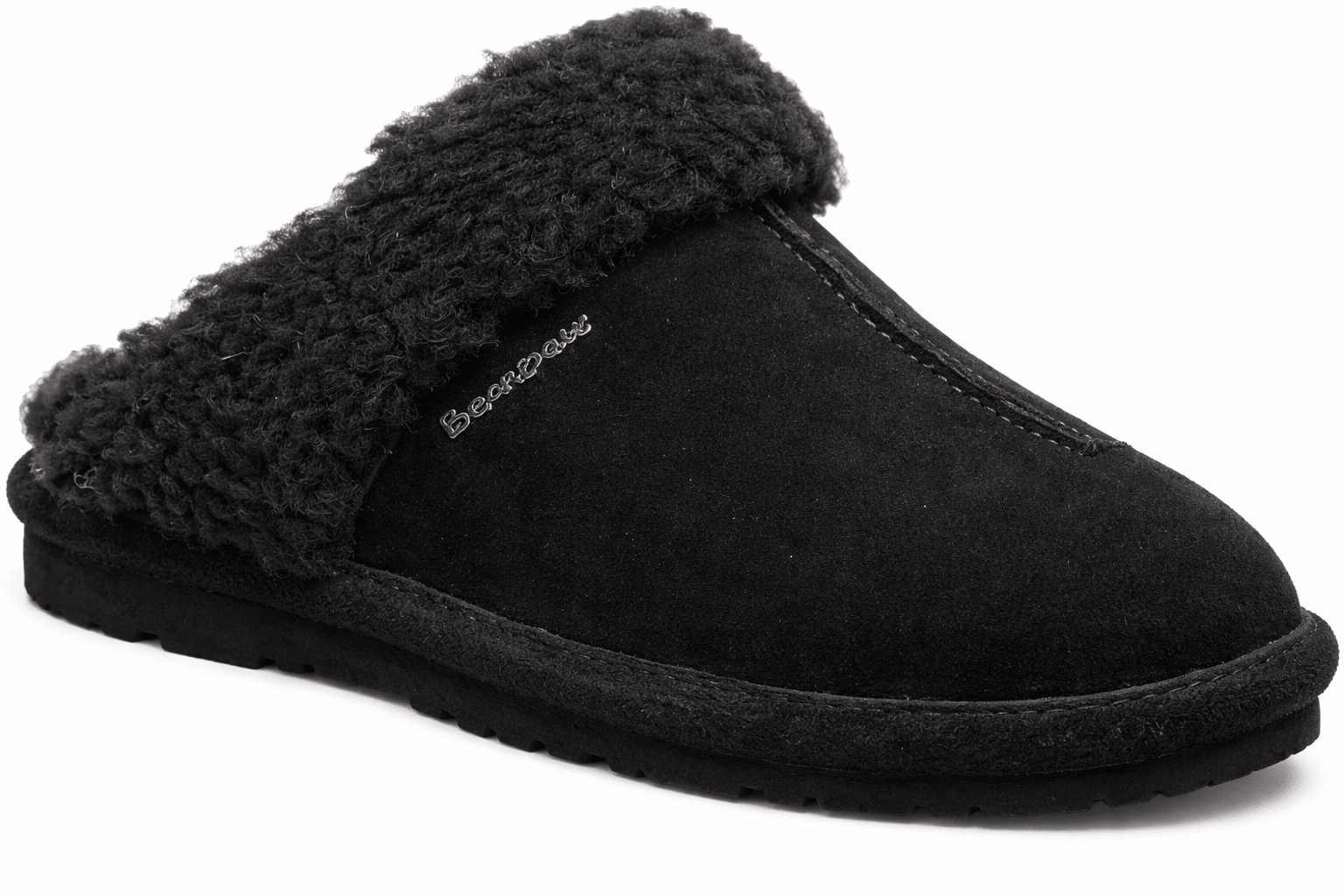 BEARPAW Loketta Suede Slippers Seal Brown 9 M 889918396982 Shoe Deals Outlet