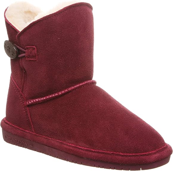 BEARPAW Rosie Youth Wine 2 M 889918295643 Shoe Deals Outlet