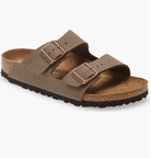 Birkenstock Arizona Birko - Flor Dark Brown 8 - 8.5 M 736399008388 Shoe Deals Outlet