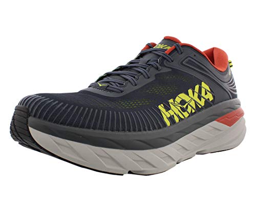 Hoka Bondi 7 - Men's Turbulence/Chili Shoe Deals Outlet