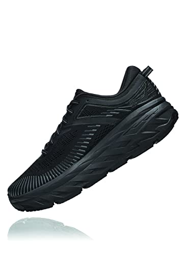 Hoka Bondi 7 - Men's Black Shoe Deals Outlet