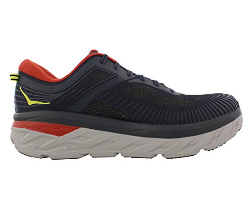 Hoka Bondi 7 - Men's Turbulence/Chili Shoe Deals Outlet