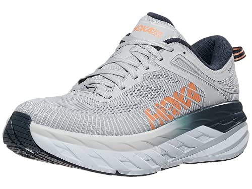Hoka Bondi 7 - Women's Grey Shoe Deals Outlet