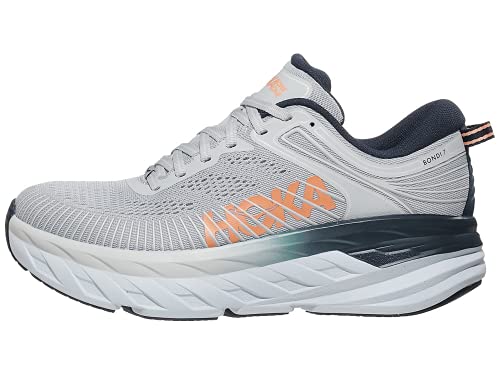 Hoka Bondi 7 - Women's Grey Shoe Deals Outlet