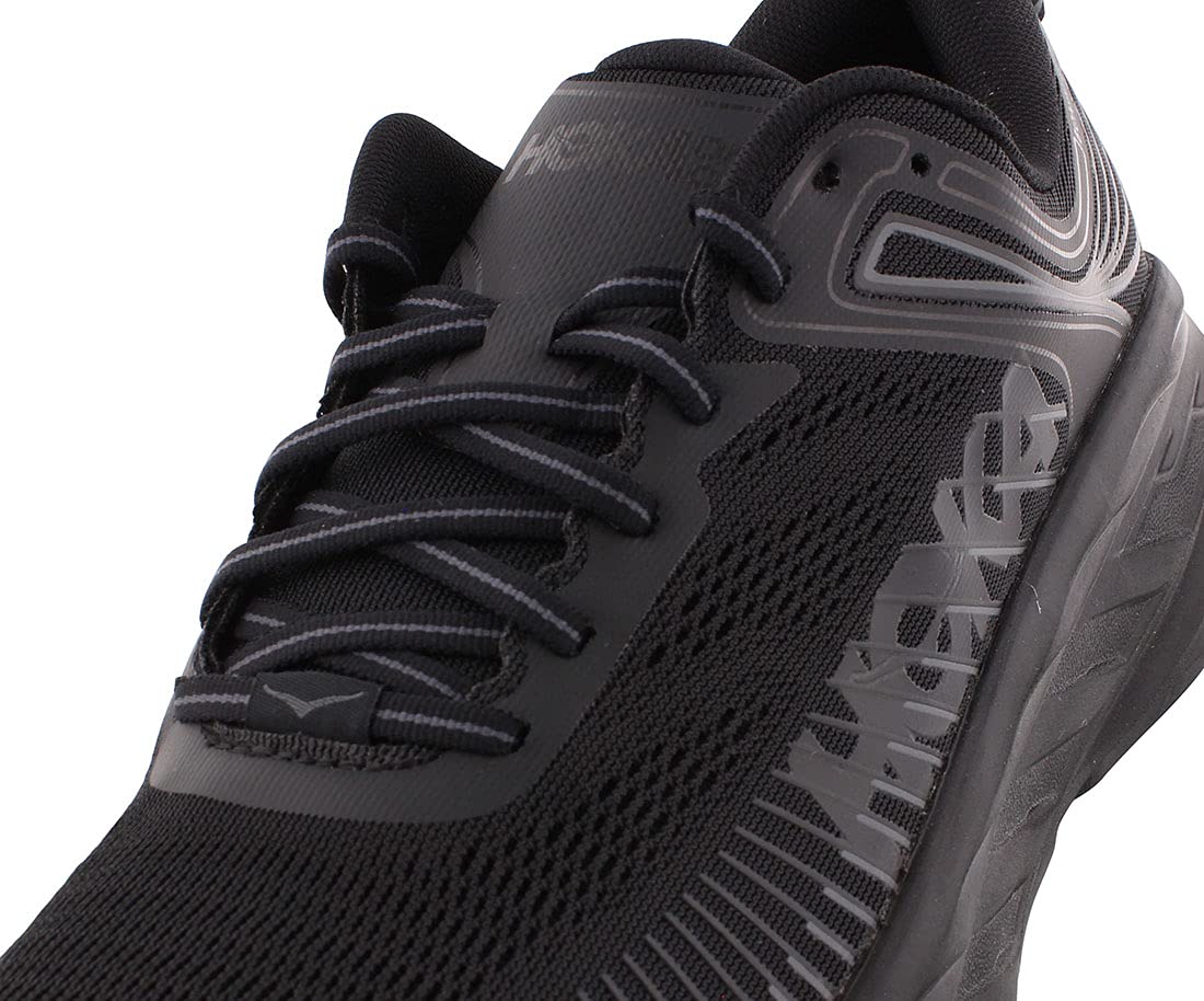 Hoka Bondi 7 - Women's Black/White Shoe Deals Outlet