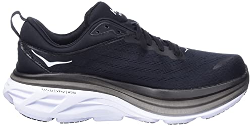 Hoka Bondi 8 - Men's Black/White Shoe Deals Outlet