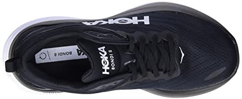 Hoka Bondi 8 - Men's Black/White Shoe Deals Outlet