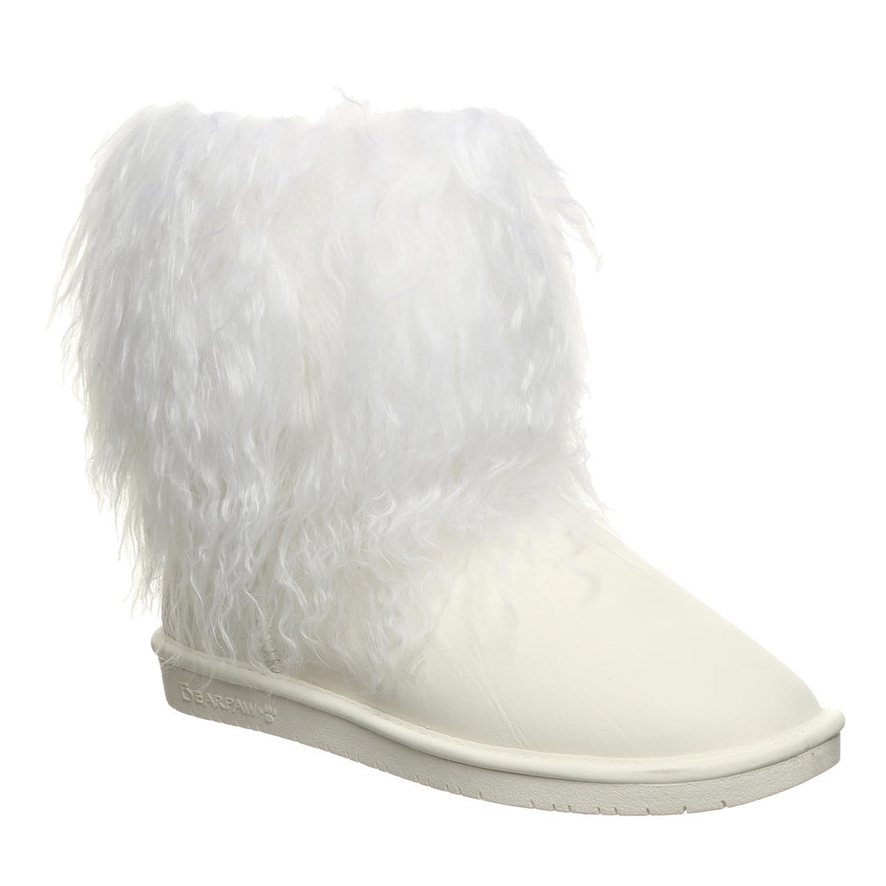 BEARPAW Boo Boot - Women's White Shoe Deals Outlet