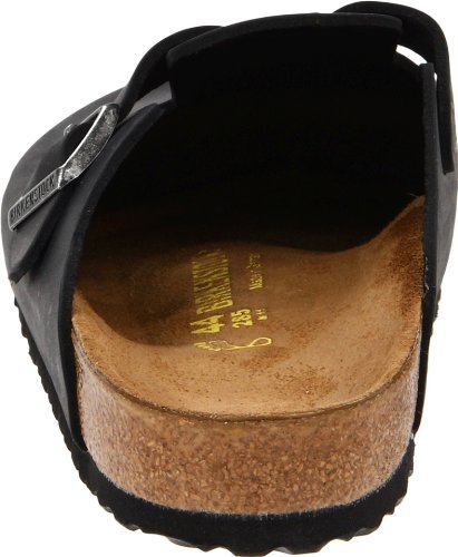 Birkenstock Boston Oiled Leather - Unisex Black Oiled Leather Shoe Deals Outlet