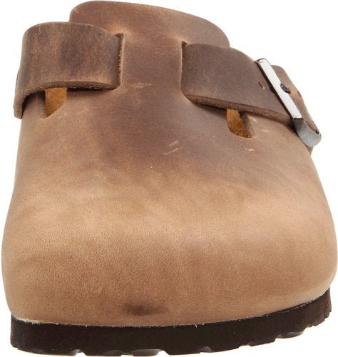 Birkenstock Boston Oiled Leather - Unisex Tobacco Brown Shoe Deals Outlet