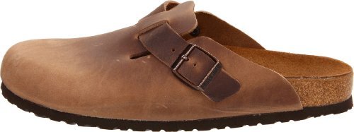 Birkenstock Boston Oiled Leather - Unisex Tobacco Brown Shoe Deals Outlet