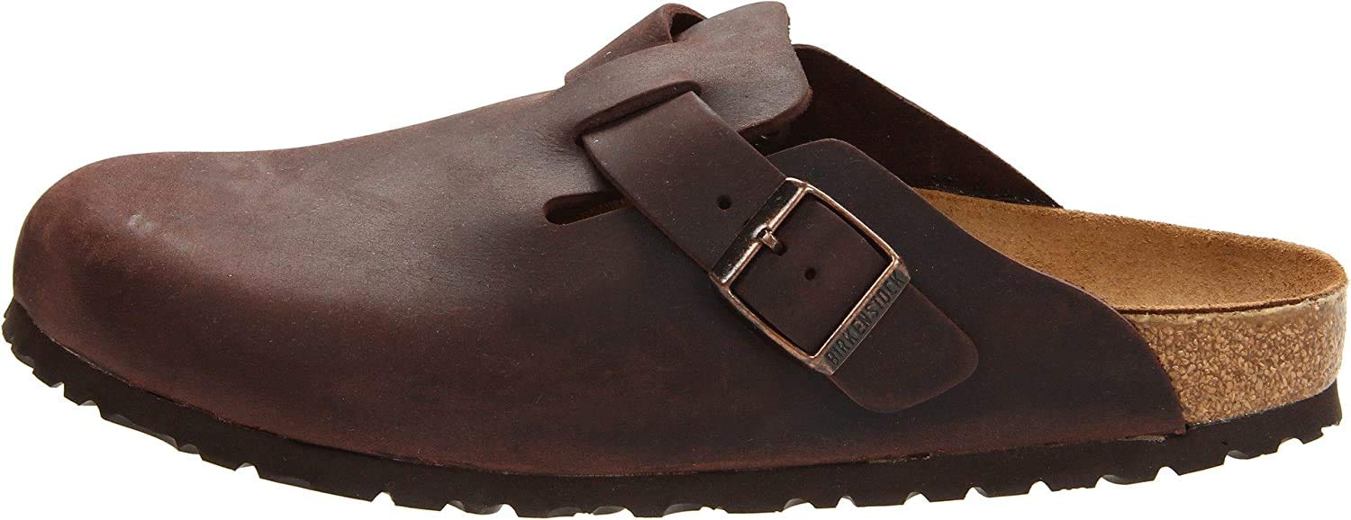 Birkenstock Boston Oiled Leather - Unisex Habana Oiled Leather Shoe Deals Outlet