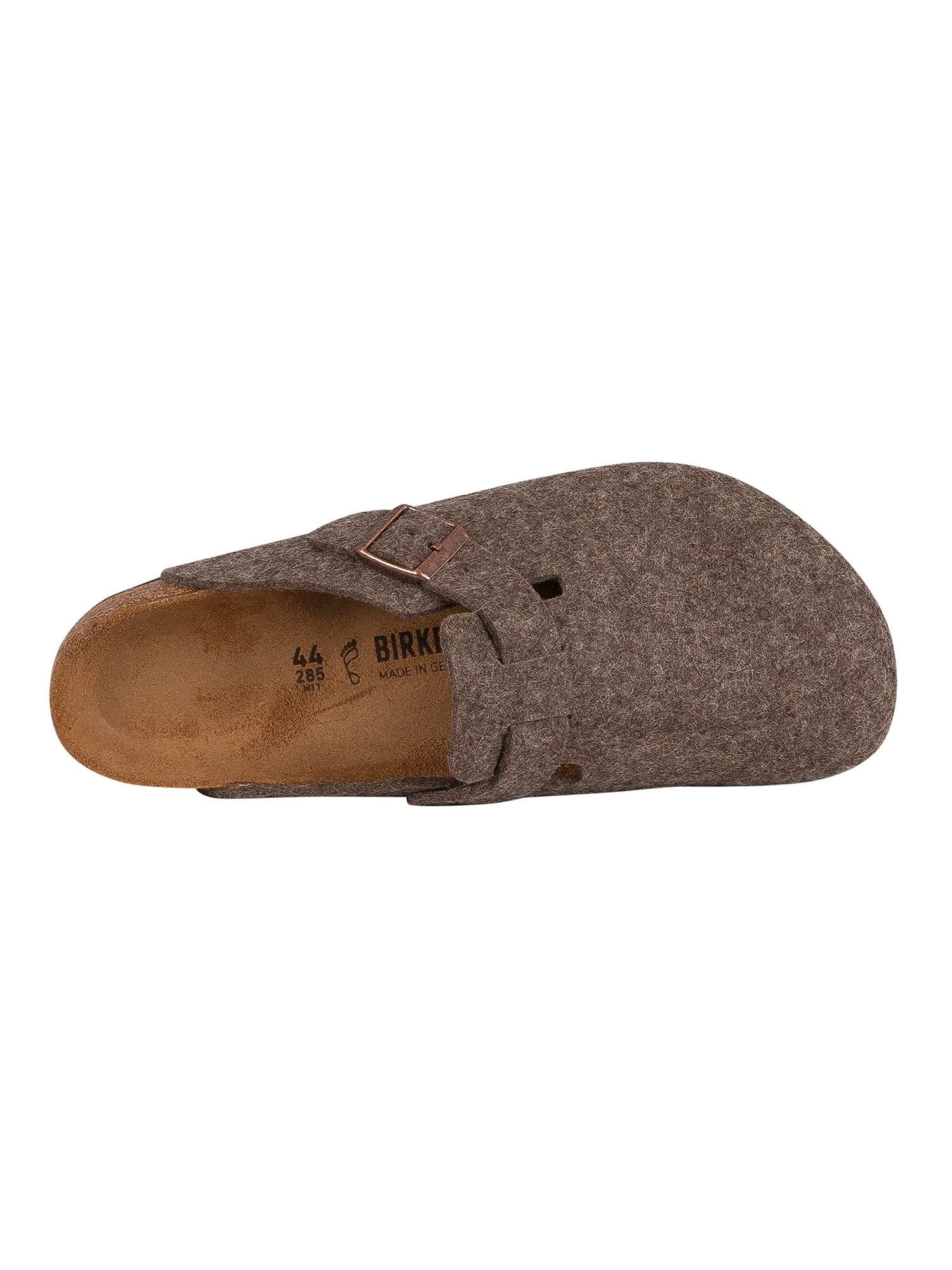 Birkenstock Boston Wool Clogs - Unisex Cacao Shoe Deals Outlet