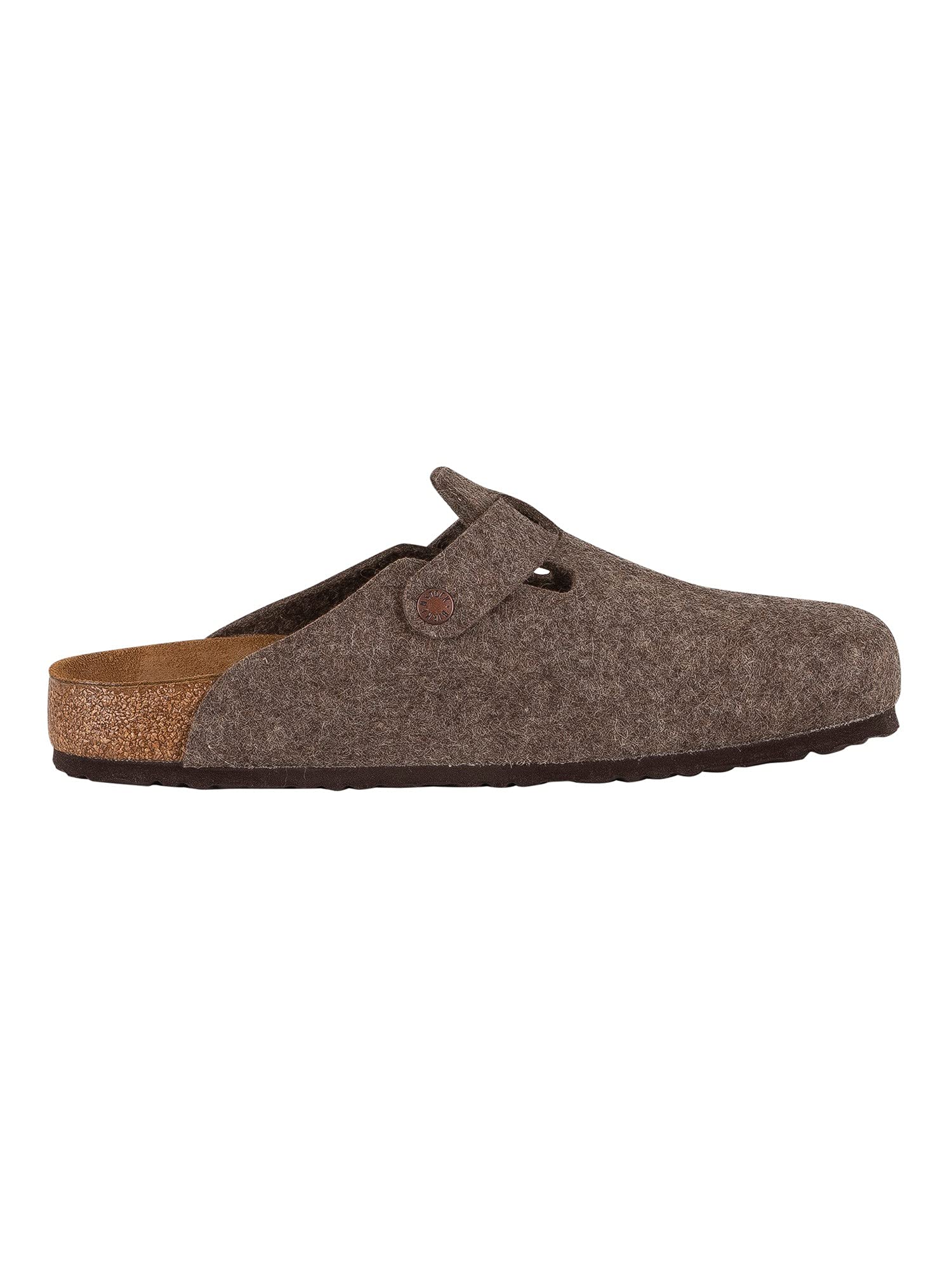 Birkenstock Boston Wool Clogs - Unisex Cacao Shoe Deals Outlet