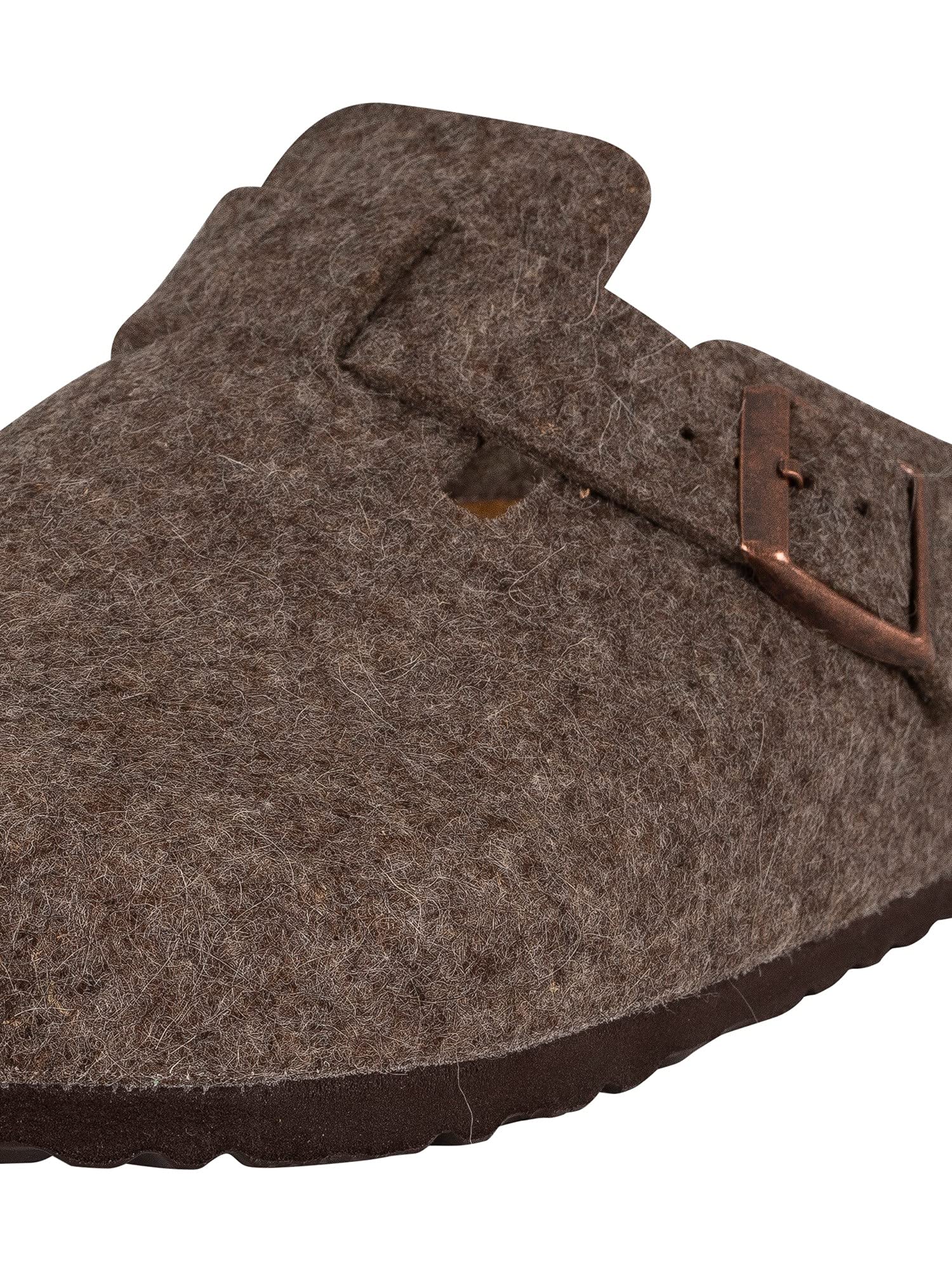 Birkenstock Boston Wool Clogs - Unisex Cacao Shoe Deals Outlet