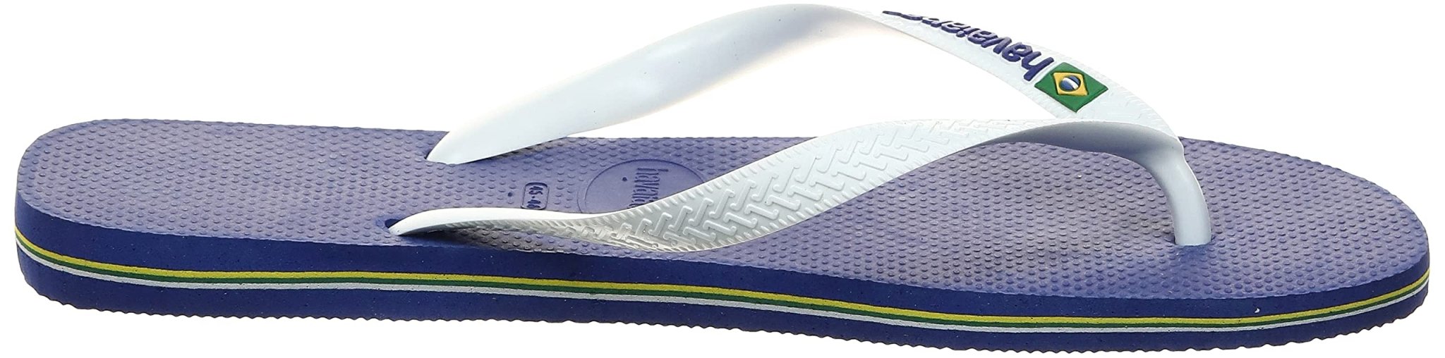 Havaianas Brazil Logo Flip Flops - Unisex Marine Blue Shoe Deals Outlet