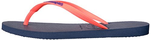 Havaianas Brazil Logo Flip Flops - Unisex Marine Blue Shoe Deals Outlet