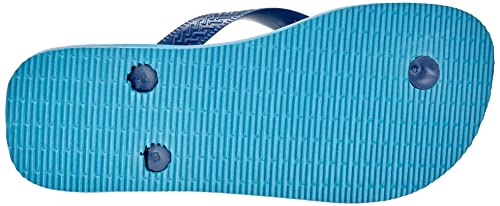 Havaianas Brazil Logo Flip Flops - Unisex Nautical Blue Shoe Deals Outlet