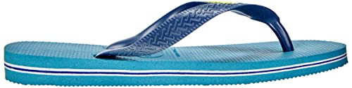 Havaianas Brazil Logo Flip Flops - Unisex Nautical Blue Shoe Deals Outlet