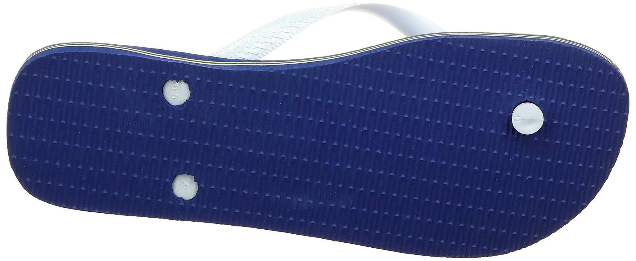 Havaianas Brazil Logo Flip Flops - Unisex Marine Blue Shoe Deals Outlet