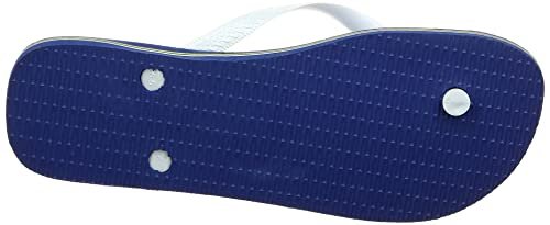 Havaianas Brazil Logo Flip Flops - Unisex Marine Blue Shoe Deals Outlet