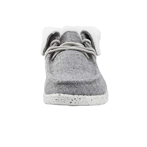 Hey Dude Britt Boots - Women's Charcoal Shoe Deals Outlet