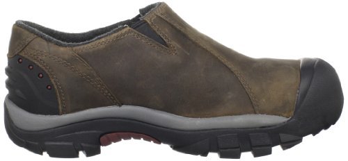KEEN Brixen Waterproof Slip - On - Men's Slate Black/Madder Brown Shoe Deals Outlet