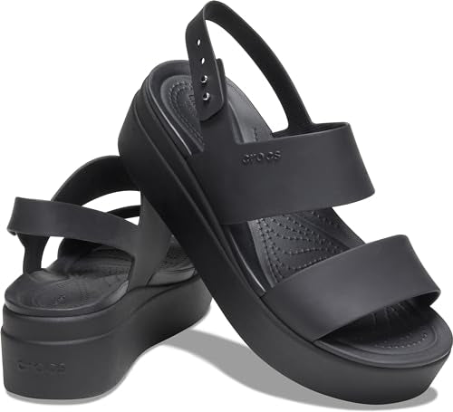 Crocs Brooklyn Low Wedge - Women&#39;s Black/Black Shoe Deals Outlet