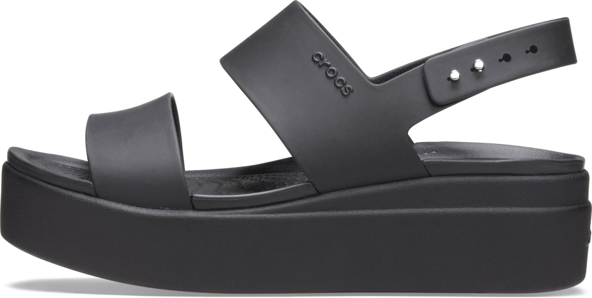 Crocs Brooklyn Low Wedge - Women&#39;s Black/Black Shoe Deals Outlet