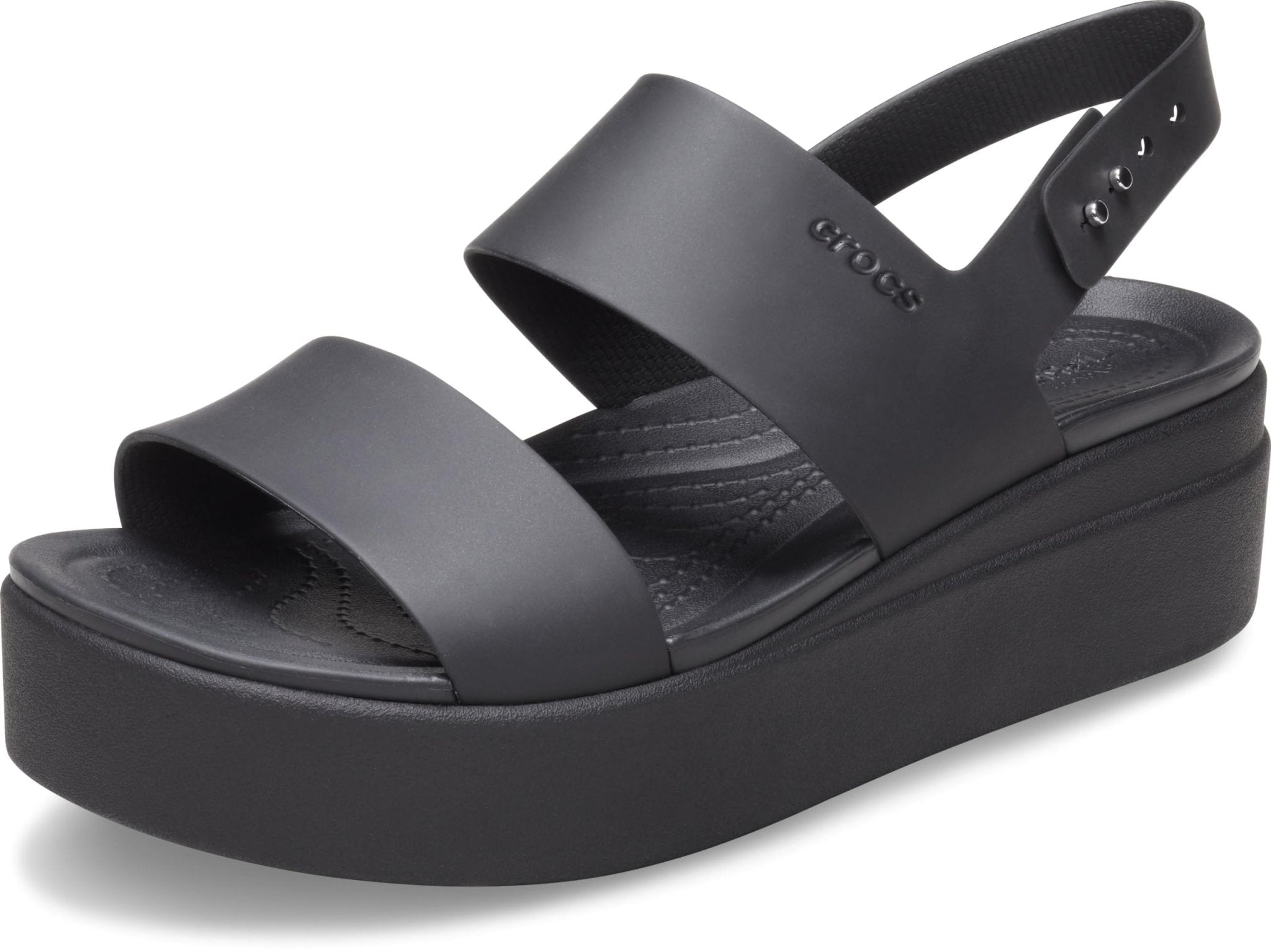 Crocs Brooklyn Low Wedge - Women&#39;s Black/Black Shoe Deals Outlet
