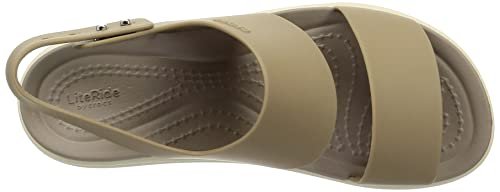 Crocs Brooklyn Low Wedge - Women&#39;s Khaki/Bone Shoe Deals Outlet