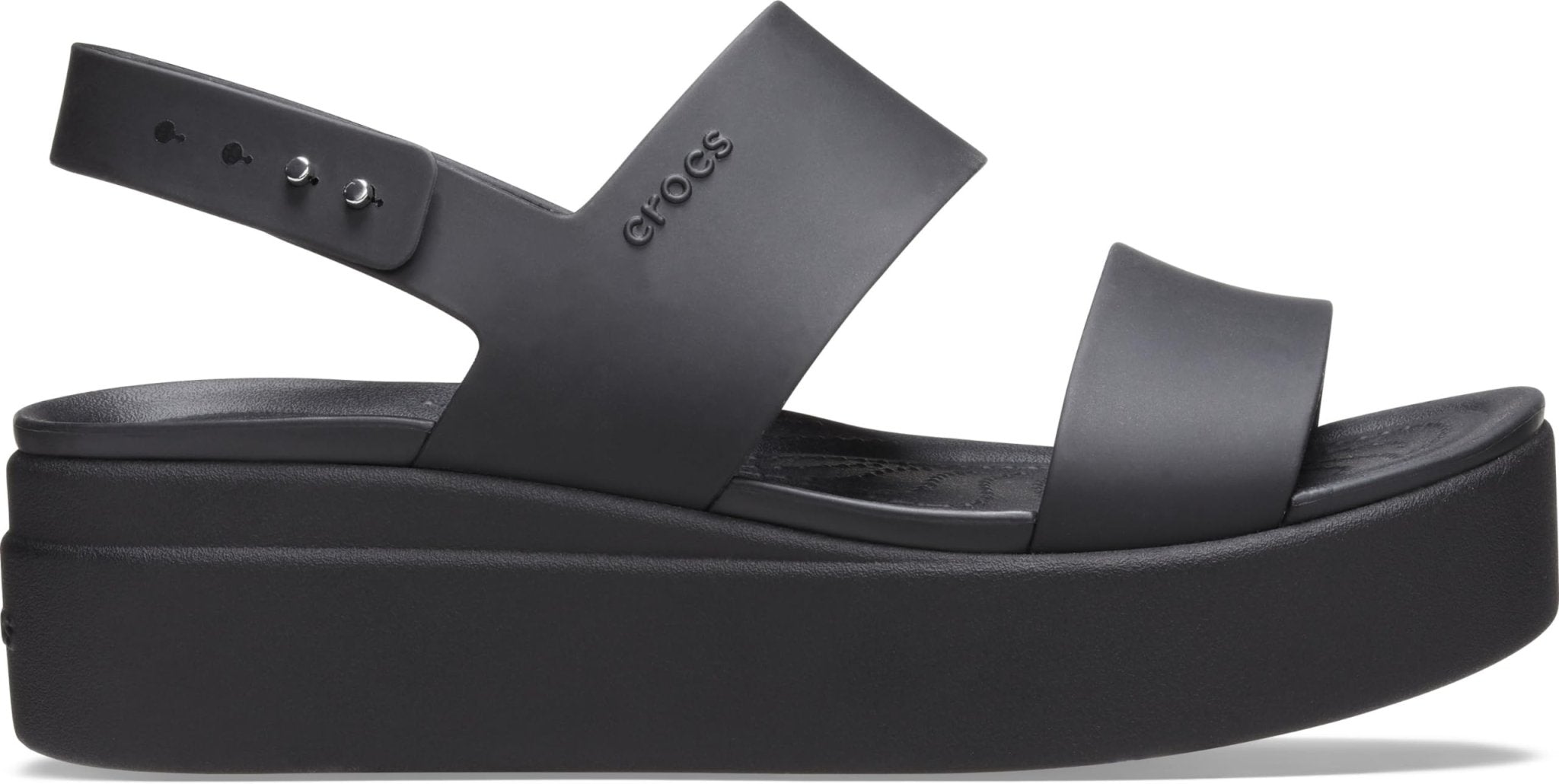 Crocs Brooklyn Low Wedge - Women&#39;s Black/Black Shoe Deals Outlet