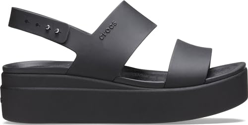 Crocs Brooklyn Low Wedge - Women&#39;s Black/Black Shoe Deals Outlet