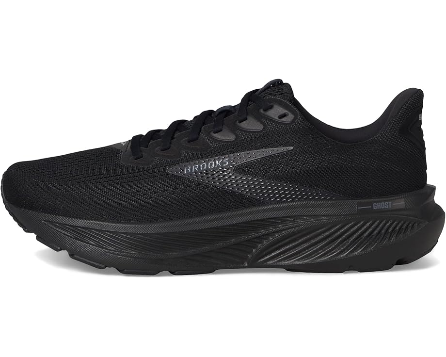 Brooks Ghost 17 Black / Black / Ebony 11 W (2E) 195394625998 Shoe Deals Outlet