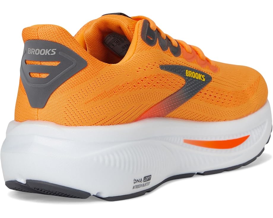 Brooks Ghost 17 Blazing Orange / Yellow / Ebony 8 D 195394699005 Shoe Deals Outlet