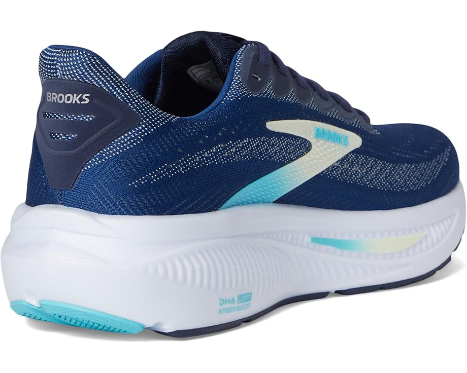 Brooks Ghost 17 Navy / Green / Turquoise 5.5 B 195394675320 Shoe Deals Outlet