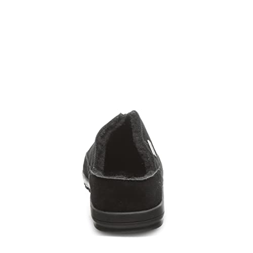 BEARPAW Bruce Slippers - Men's Black Shoe Deals Outlet