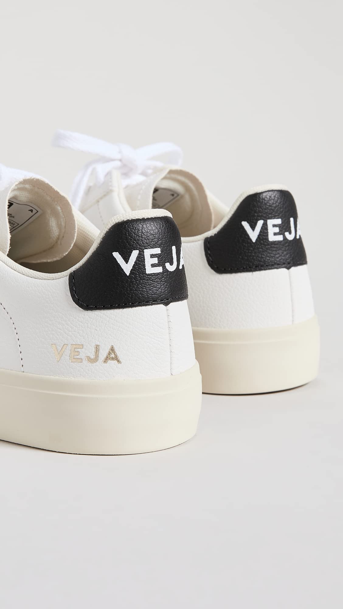 VEJA CAMPO CHROMEFREE LEATHER - Women's Extra White/Black Shoe Deals Outlet