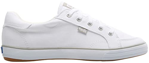 Keds Center lll - Women's White Canvas Shoe Deals Outlet