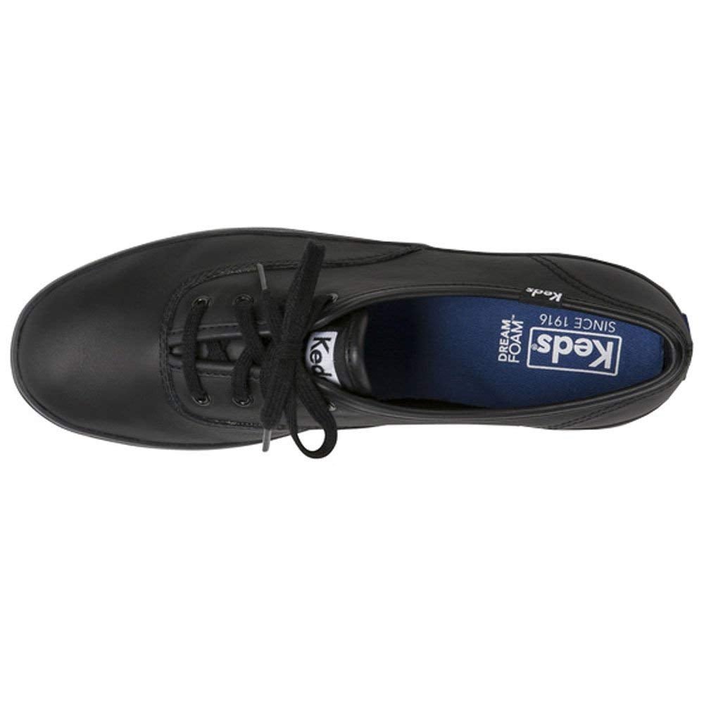 Keds Champion Originals Leather - Women's Black Shoe Deals Outlet